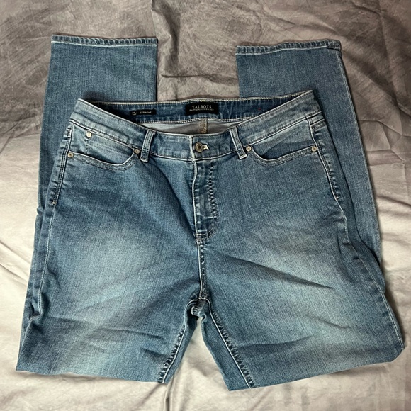 Talbots Petites Flawless Five Pocket Straight Leg Jeans - 12P - Picture 7 of 8